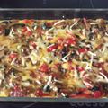 El cooksnap de Marilo Santamaria cuando hizo Pastel de puerro, calabacín y bacon.