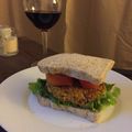 El cooksnap de Christian cuando hizo Hamburguesas de quinoa y lentejas.