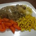 Otiwaah's cooksnap of when they made Grandma's Salisbury Steaks and Gravy.