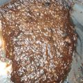 El cooksnap de Melisa Salinas cuando hizo Brownie sin horno ni harina.