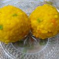 Devna Arora का कुकस्नैप जब उन्होंने बूंदी के लड्डू (boondi ke laddu recipe in hindi) बनाया था।