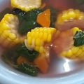 Cooksnap dari Mulia Ish untuk resep Sayur Bayam Bening Jagung