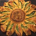 il NippItaly quando ha preparato Girasole di sfoglia con ricotta e spinaci