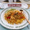 Cooksnap Mahadiah semasa beliau membuat Nasi Goreng sardin.