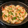 x's cooksnap of when they made Shrimp Scampi.