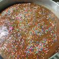 El cooksnap de Menelio Acosta cuando hizo Bizcochuelo de café y chocolate ☕️👌🏻.