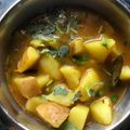Kajal Rajpara's cooksnap of when they made છાલવાળા બટેકાનું શાક ભાખરી.