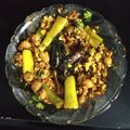Bhavini Naik's cooksnap of when they made દાણા મરચાં નુ શાક કોથમીર પૂરી(marcha nu saak in Gujarati).