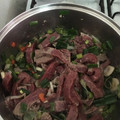 El cooksnap de Felipe Adolfo Rodriguez Aravena. cuando hizo Carne mongoliana fácil.