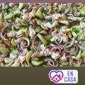 El cooksnap de Esme Rodríguez cuando hizo Aguachile Verde.