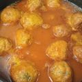 El cooksnap de Luisa Hurtado cuando hizo Albóndigas Tomateras.