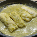 El cooksnap de Néstor cuando hizo Merluza en salsa verde con patatas panaderas.