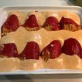El cooksnap de Eva Parra García cuando hizo Pimientos del piquillo rellenos de atún en salsa.