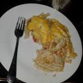 Lerato Tsotetsi's cooksnap of when they made Lasagne.