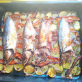 El cooksnap de Rosana AG cuando hizo Caballas con patatas y pimientos en papillote.