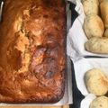 El cooksnap de Pamela Henriques Santinho cuando hizo Budín de banana y manzana con especias 🍌🍎.