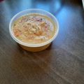 El cooksnap de Carlos Clemente cuando hizo Hummus de garbanzos y guisantes con hierbabuena fresca🍃🏵️.