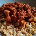 Gergye Rita Cooksnap-ja, amikor elkészítette a(z) Tarhonyás hús receptet.