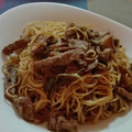 El cooksnap de Teresa cuando hizo Fideos chinos con ternera.