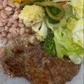 Cooksnap de Gustavo Silva quando cozinhou Bife da Vazia na frigideira.
