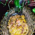 Bushra Mazhar's cooksnap of when they made Chicken biryani.