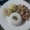 El cooksnap de Guina Herley Bohorquez Sanchez cuando hizo Pollo en Salsa con Tocineta y Champiñones.