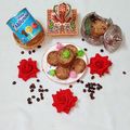 Maya acharya का कुकस्नैप जब उन्होंने कोकोनट चॉकलेट चोको चिप्स कुकीज (coconut chocolate choco chips cookies recipe in Hindi) बनाया था।
