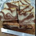 Cooksnap dari Tyas untuk resep Ogura Cake Zebra with Coconut Milk
