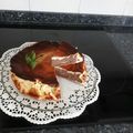 El cooksnap de juani Gernika cuando hizo Tarta de queso y chocolate.