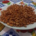 El cooksnap de Candel Gomez cuando hizo Garrapiñadas de maní.