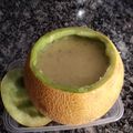 El cooksnap de Marilo Per cuando hizo Batido de melón🍈 plátano🍌 y coco🥥🥤.