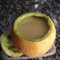 El cooksnap de Marilo Per cuando hizo Batido de melón🍈 plátano🍌 y coco🥥🥤.