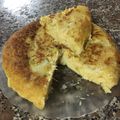 El cooksnap de Emma cuando hizo Tortilla de patatas vegana.