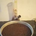 El cooksnap de Vladimir Ferraz cuando hizo Brownies.