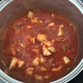 El cooksnap de Malagueña salerosa cuando hizo Pechuga de pollo en trozos con Tomate y patatas😋🍽.