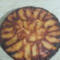 El cooksnap de Alejandra Adur cuando hizo Tarta de manzana invertida.