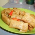 Cooksnap dari Foodygraph untuk resep Lumpia isi tahu dan sayuran ala Redy