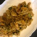 El cooksnap de Dos Rombos en la Cocina cuando hizo Arroz con pollo al curry en olla GM.