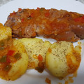 El cooksnap de Maria Amparo Aranda cuando hizo Pies de cerdo.