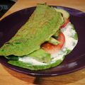 El cooksnap de Gloria Bueno cuando hizo Crepes de espinacas - súper fáciles y sanos.