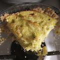 El cooksnap de María Araújo cuando hizo Tarta de puerro.