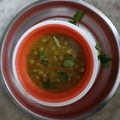 Vidhi Chouhan's cooksnap of when they made Aloo Matar ki sabji.