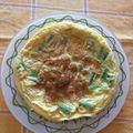 El cooksnap de Marta cuando hizo Tortilla de ajetes.