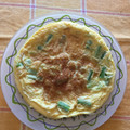 El cooksnap de Marta cuando hizo Tortilla de ajetes.