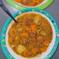 El cooksnap de gracia maría lopez rubiño cuando hizo Lentejas estofadas en Monsieur Cuisine.