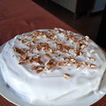 El cooksnap de Ivanna Vega cuando hizo Torta de mandarina y nueces, glaseada.