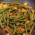 El cooksnap de mony cuando hizo Judías verdes y zanahoria salteadas con jamón.