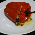 El cooksnap de Irenice cuando hizo Pimientos rellenos de vegetales y queso fresco.