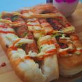 Neeta Bhatt का कुकस्नैप जब उन्होंने वेज हॉट डॉग (Veg Hot Dog ricipe in hindi) बनाया था।