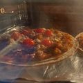 El cooksnap de Sari Mona cuando hizo Pizza con base de fajita integral.